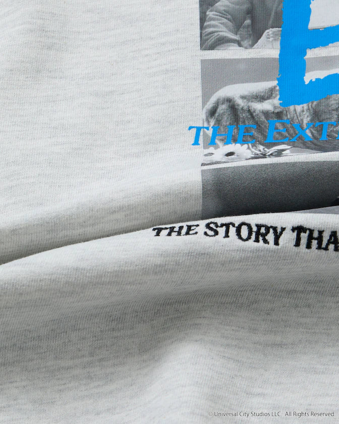 E.T. Big Silhouette Back Print Crew Neck T-Shirt Limited Edition