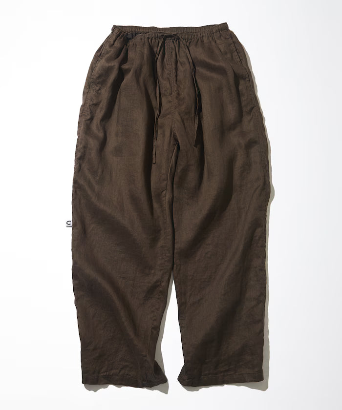 Linen Easy Pant - Brown