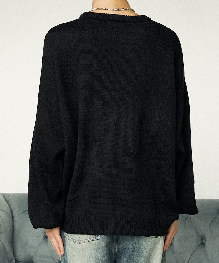 Boucle Flower Pullover Knit [Limited Edition]