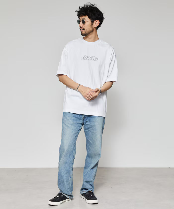 6oz Front Art Print Crew Neck T-Shirt / Skater Logo / Printed T-Shirt