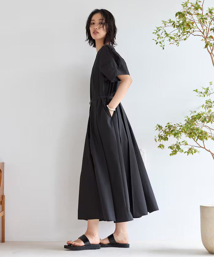 Balloon Sleeve 2WAY Dress / 5 Minute Sleeve