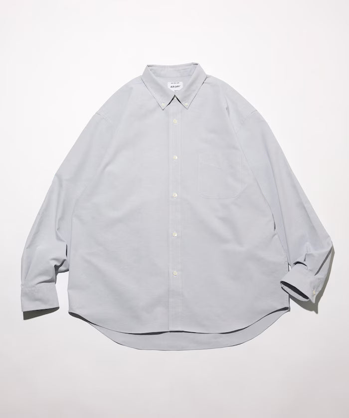 AIRDRY HIGH TECHYARN High-performance Material Oxford Button-down Shirt Long Sleeve