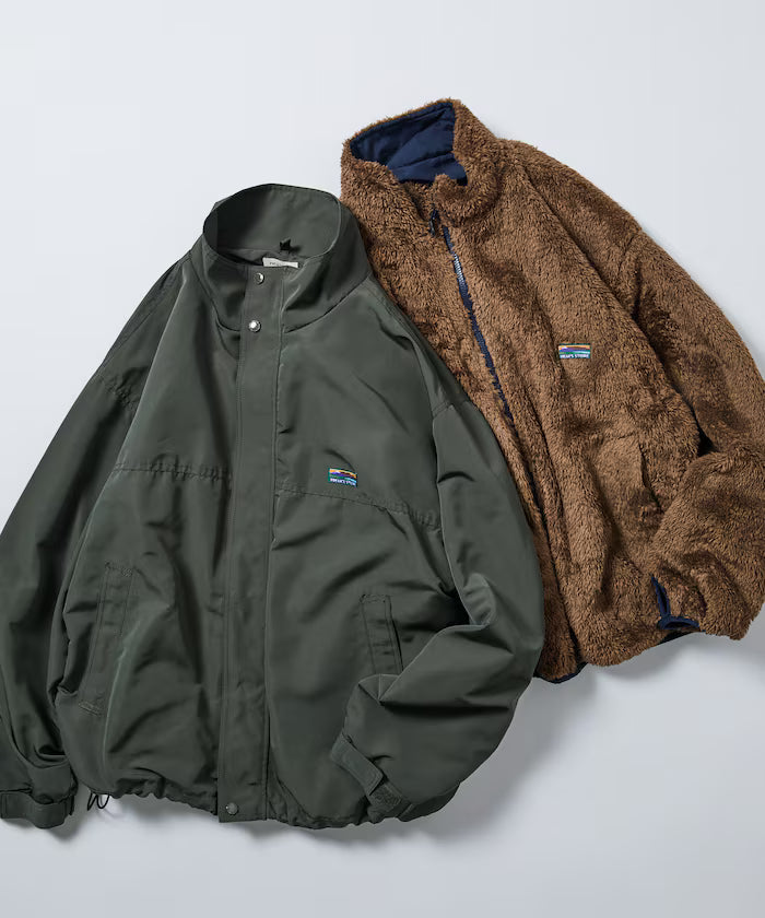 Reversible Liner Set 4way Stand Collar Blouson / Nylon Fleece Liner Set / 2-piece Set [Limited Edition]