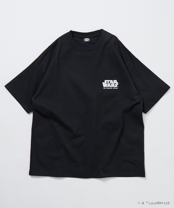 STAR WARS EPISODE 1/Star Wars Exclusive Big Silhouette Back Print Crew Neck T-shirt 【Limited Edition】