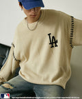 Custom Stitch Knit Pullover - Natural
