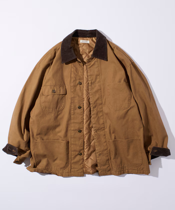 Big Silhouette Corduroy Switch Duck Coverall Jacket [Limited Edition]