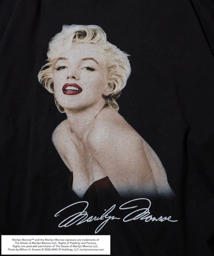 Special Order Marilyn Monroe L/S Cut Sew 'Red Sitting'