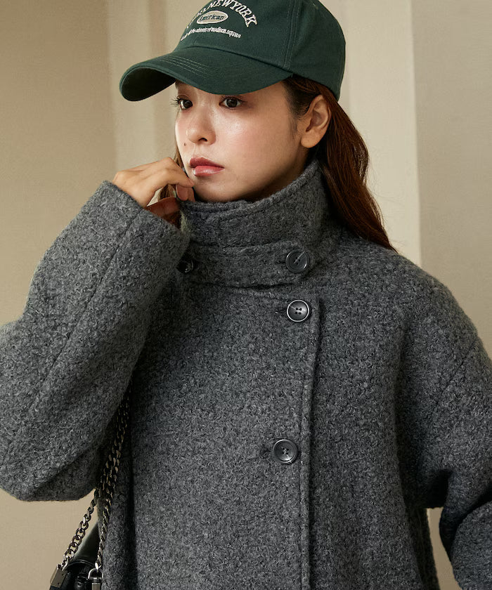 Multicolor Shaggy Long Coat Limited Edition