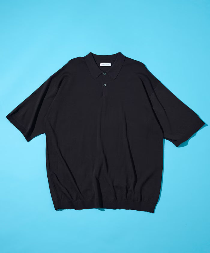 [New Color Added] SUPER ICE / Super Ice Short Sleeve Polo Neck Knit / Contact Cold Sensation