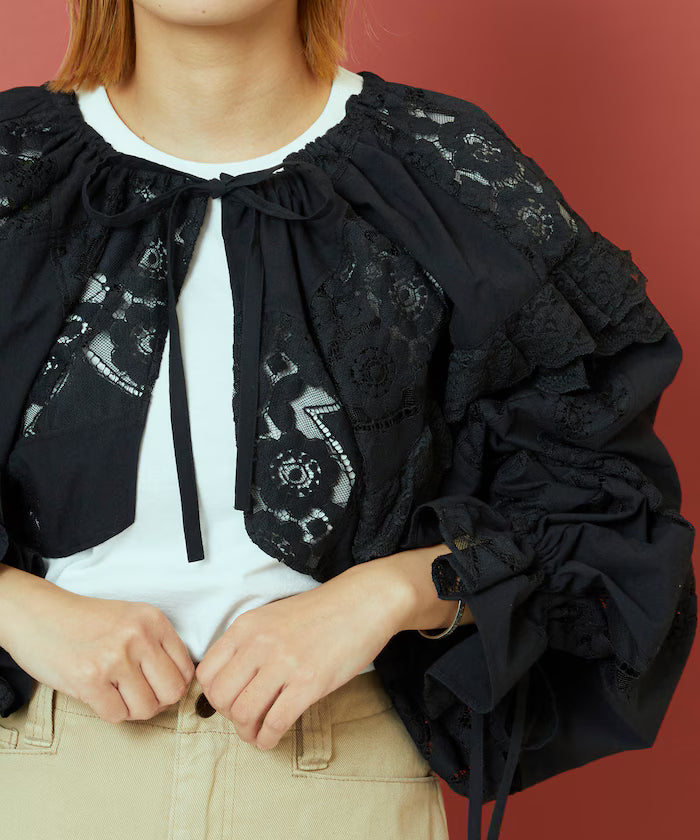 2WAY Lace Bolero & Chaps Pants