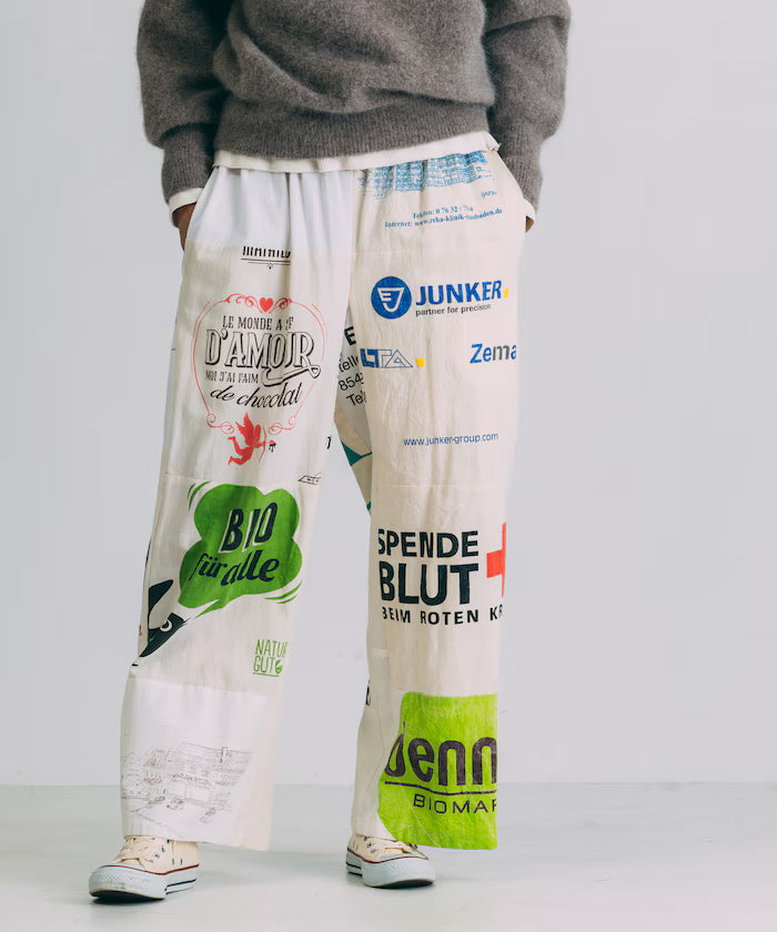 vintage European eco bag remake pants