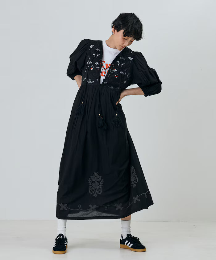India Code Embroidered 2WAY Dress