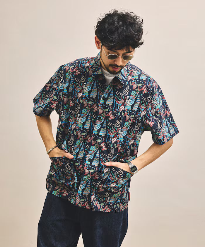 FREAK'S STORE for BEACH & FES Recycled Nylon Short Sleeve Shirt