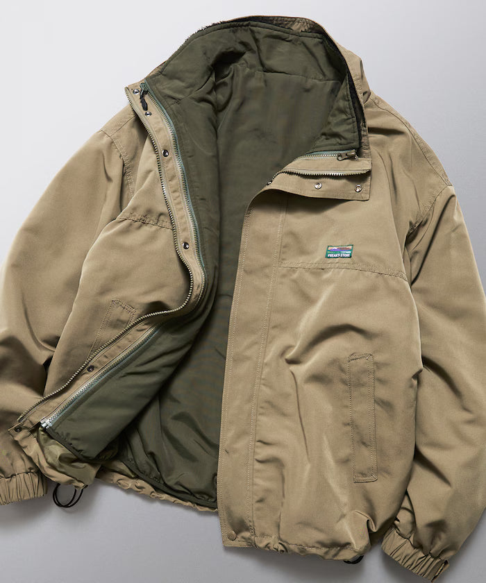 Reversible Liner Set 4way Stand Collar Blouson / Nylon Fleece Liner Set / 2-piece Set [Limited Edition] - Beige