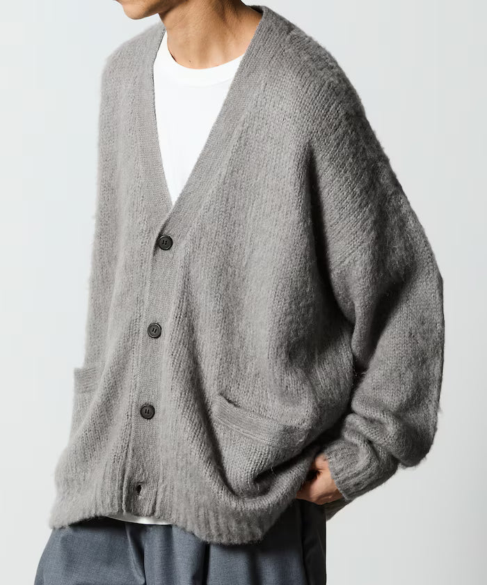 Relax Fit Shaggy Knit Loose Cardigan 【Limited Edition】