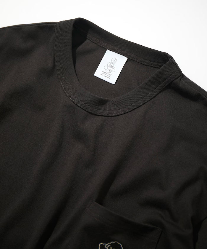 tombonia/Tombonia Back Print Crew Neck Pocket T-Shirt/New Life