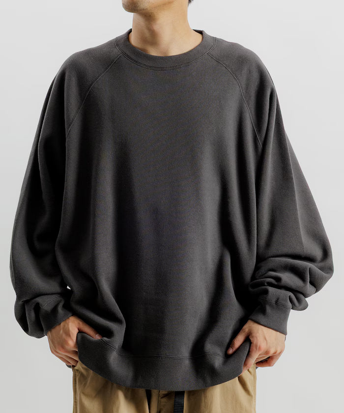 12oz Heavyweight Big Silhouette Raglan Sleeve Crew Neck Sweatshirt 【Limited Edition】