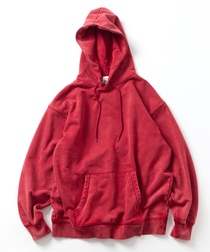 13 oz HEAVY WEIGHT pigment-dyed sweat hoodie