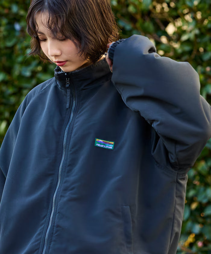Relaxed Fit Nylon Fleece Reversible Stand Blouson [Limited Edition]
