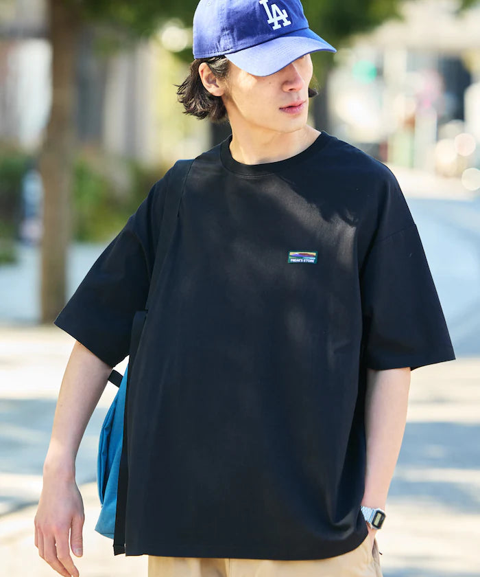 STORATECH/Stratech Big Silhouette One Point Logo T-Shirt/Antibacterial/Odor Resistant/Antimicrobial/UV Cut/Contact Cooling Moisture Wicking 【Limited Release】