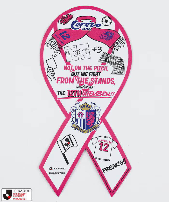 [Sales starting on May 15 at 12:00] J.LEAGUE × FREAK’S STORE Exclusive RIBBON MAGNET - Cerezo Osaka