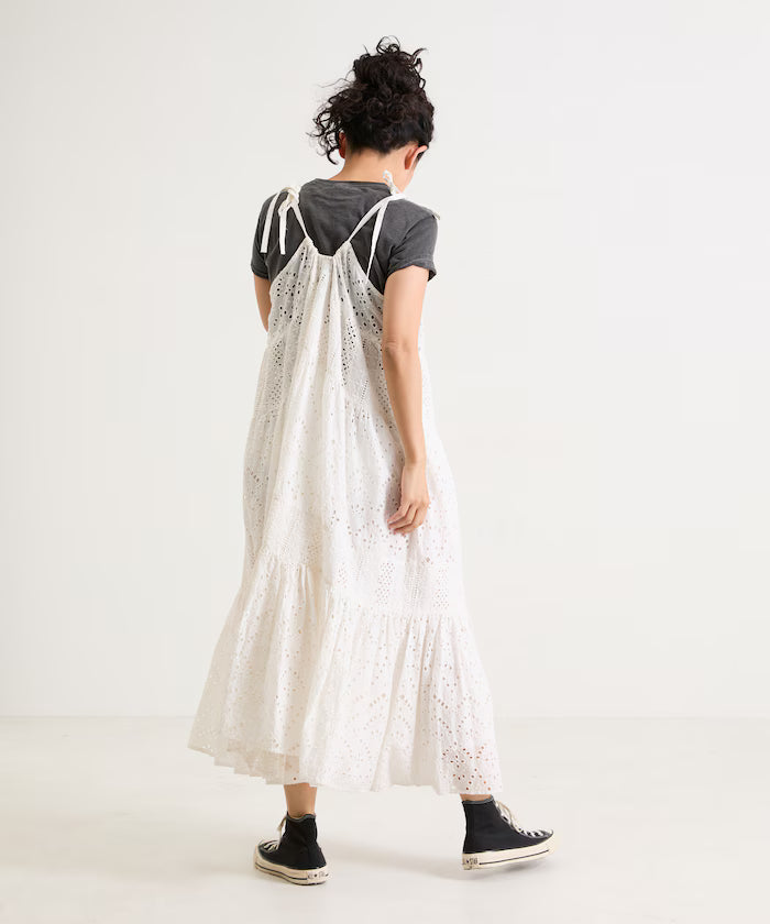 India Shifraretiard Shoulder Ribbon Camisole Dress