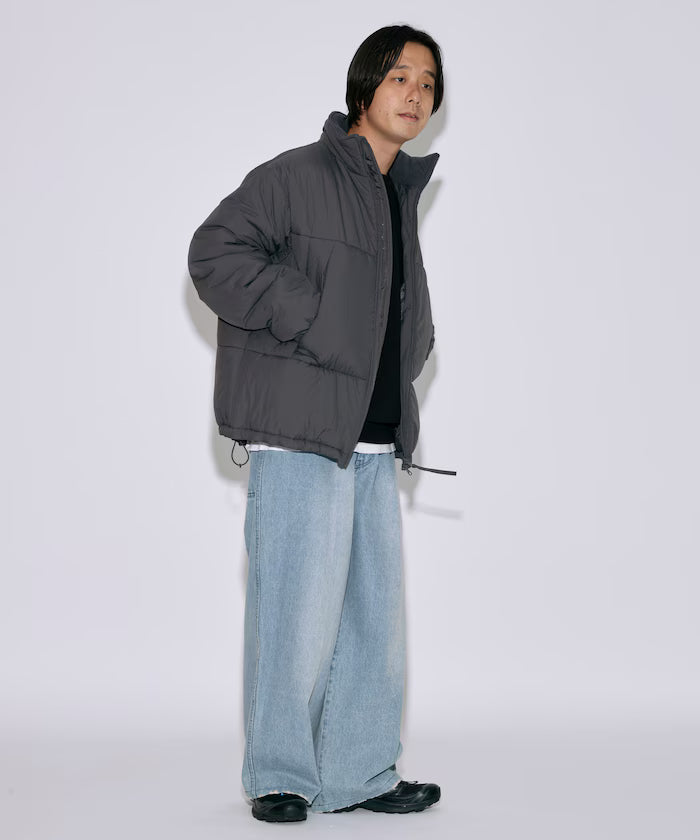 PRIMALOFT PUFF JACKET / Primaloft Stand Collar Puff Jacket / Insulated Blouson
