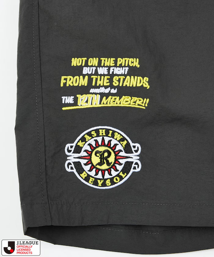 [May 15th 12:00 Sale Starts] J.LEAGUE × FREAK'S STORE Exclusive SUPPORTERS NYLON SHORTS [Kashiwa Reysol]