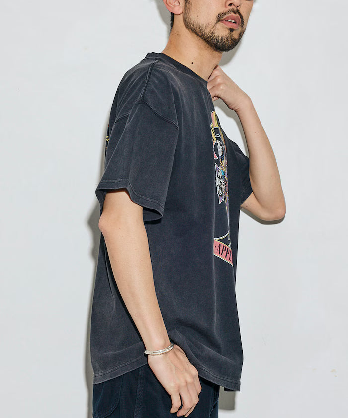 【EXCLUSIVE】GUNS N ROSES Guns and Roses Front Print Crew Neck T-Shirt