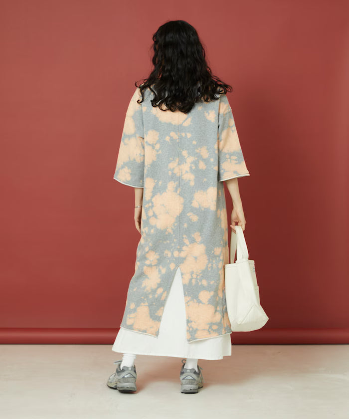 Bleach Back Sweat Ribbon One-Piece