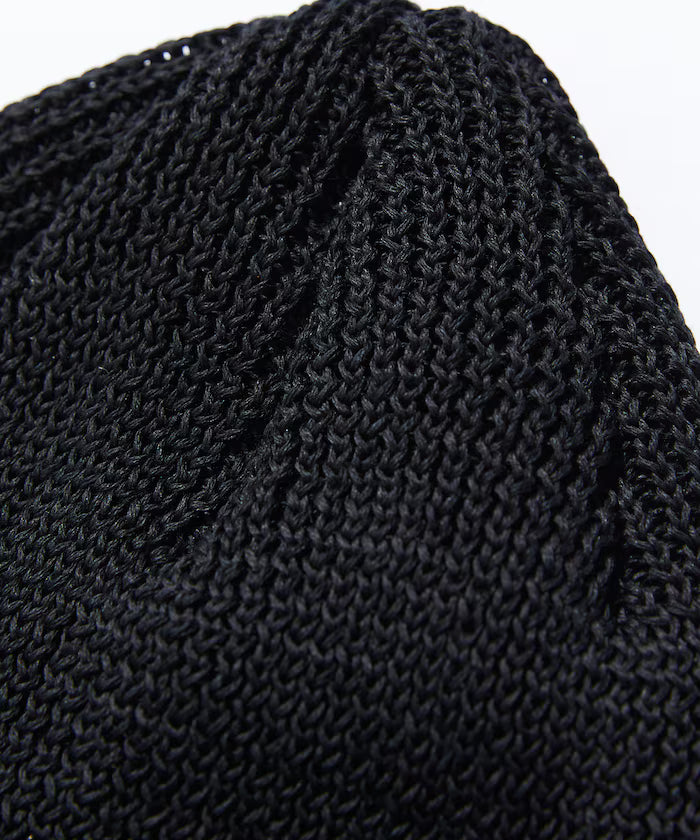 Straw Yarn Roll Knit Cap