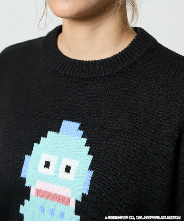 "SANRIO/Sanrio" Pixel Art Jacquard Knit Limited Edition