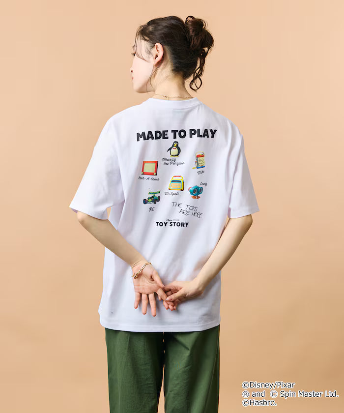 [TOY STORY] Exclusive Back Print Crew Neck T-Shirt / MADE TO PLAY [Limited Edition]