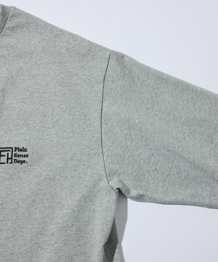 6 Ounce Front Logo Embroidered Crew Neck T-Shirt / One Point Design T-Shirt LEFT CHEST EMBROIDERY PSD