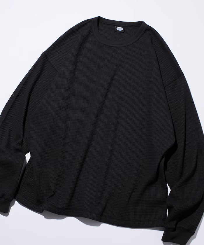 Big Silhouette Long Sleeve Waffle Thermal L/S T-shirt [Limited Edition]