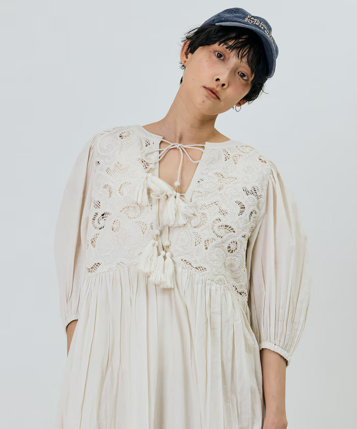 India Code Embroidered 2WAY Dress