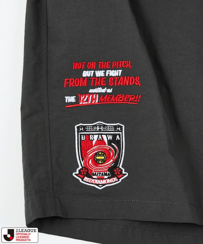 [Sale starts May 15 at 12:00] J.LEAGUE × FREAK'S STORE Exclusive SUPPORTERS NYLON SHORTS [Urawa Reds]