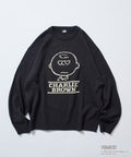PEANUTS/Peanuts Exclusive Relaxed Fit Jacquard Crewneck Knit / Charlie Brown [Limited Edition] - Black