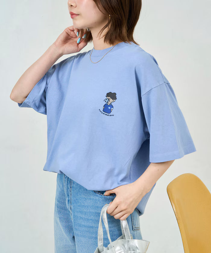[Starting sale on May 22 at 12:00] kaoyorinakami × FREAK'S STORE/ Kaoyorinakami limited edition soccer ball boy Tee