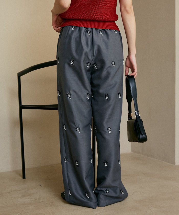 Total Beads Embroidery Easy Slacks Limited Release