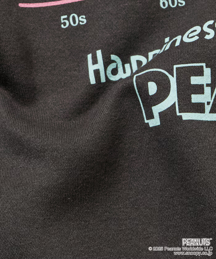 PEANUTS/Peanuts Exclusive Back Print Crew Neck Sweatshirt/Snoopy 【Limited Release】