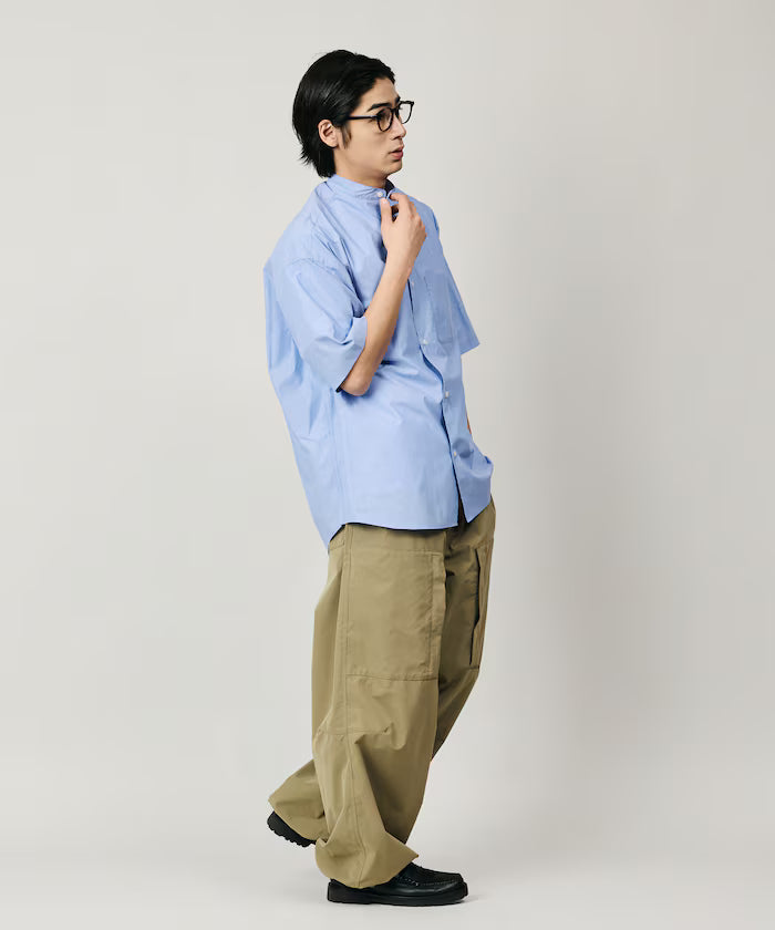Quick Dry Fabric Wide Silhouette Poly Rip Cross Military Helicrew Pants/UV Cut/Quick Dry 【Limited Edition】