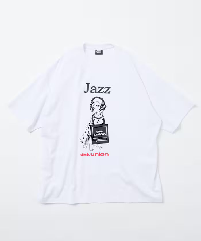 Limited Release diskunion×FREAK'S STORE Exclusive Dalmatian Big Silhouette Print Crew Neck T-Shirt