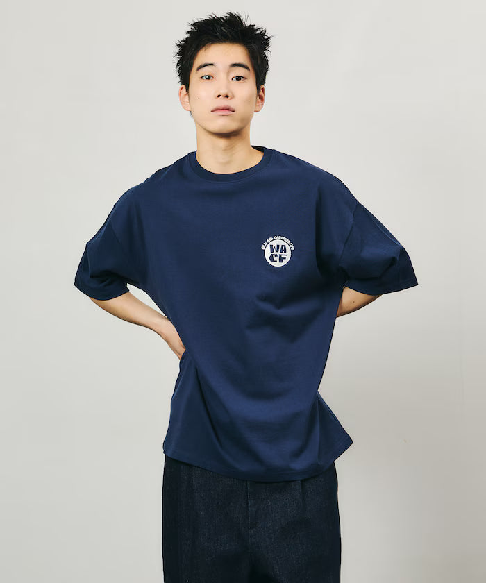 Limited Edition Relaxed Fit Back Print Crew Neck T-Shirt CHILL FISHING MAN