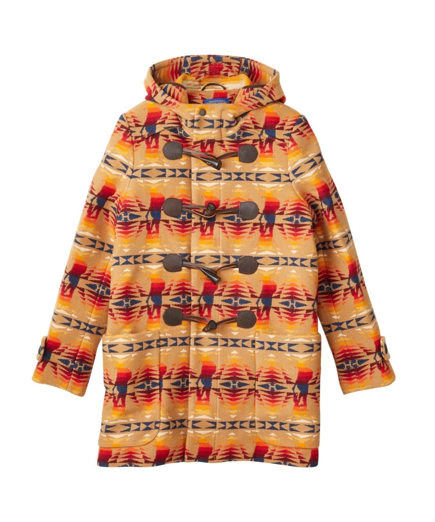 Pendleton x Hys Times Allover Pattern Duffle Coat - Beige Other