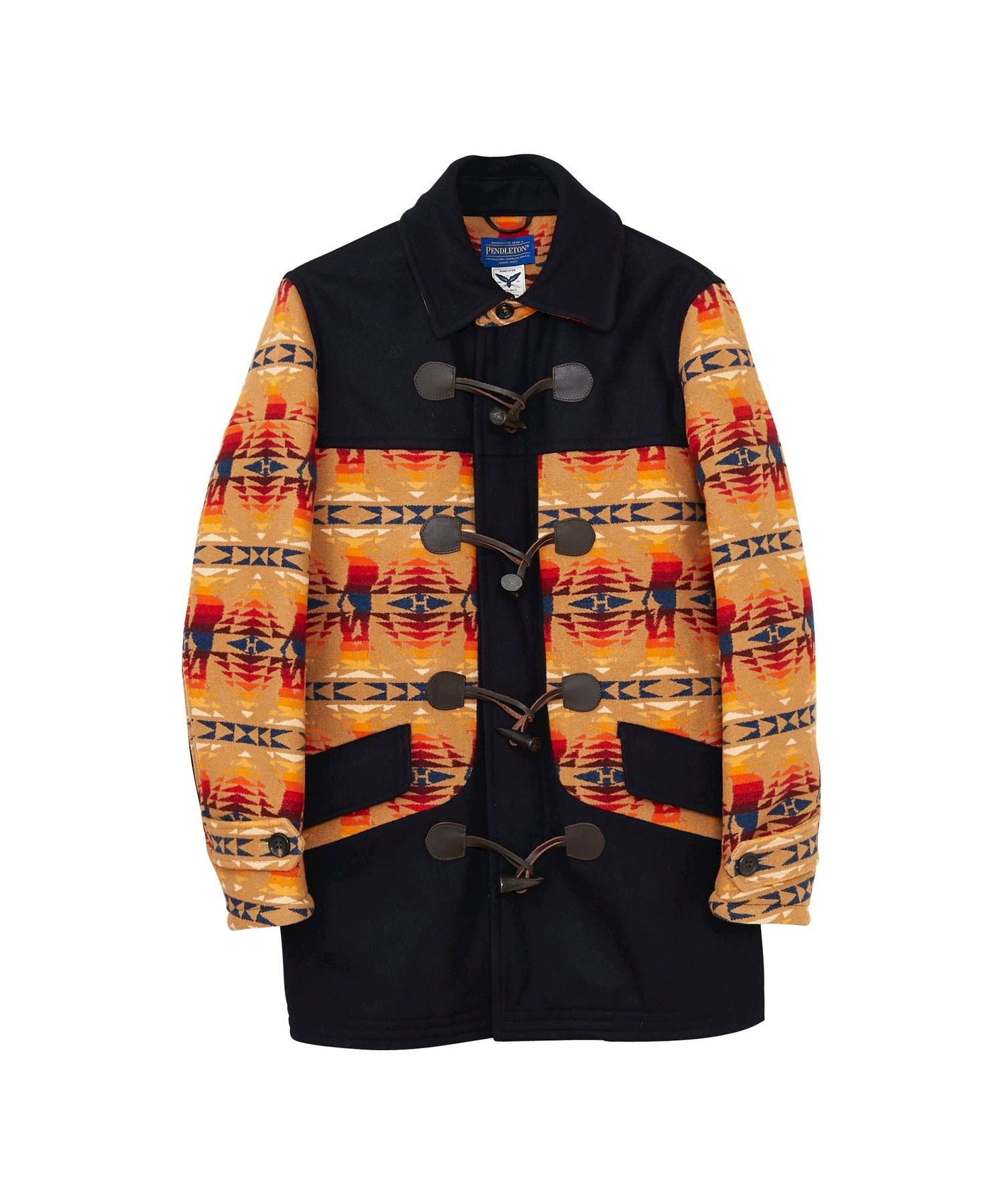 Pendleton x Hysteric Stencil Collar Duffle Coat - Navy Others