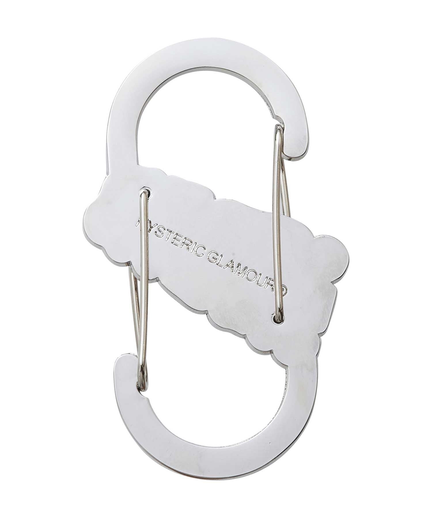 FLAME LOGO Carabiner Key Holder