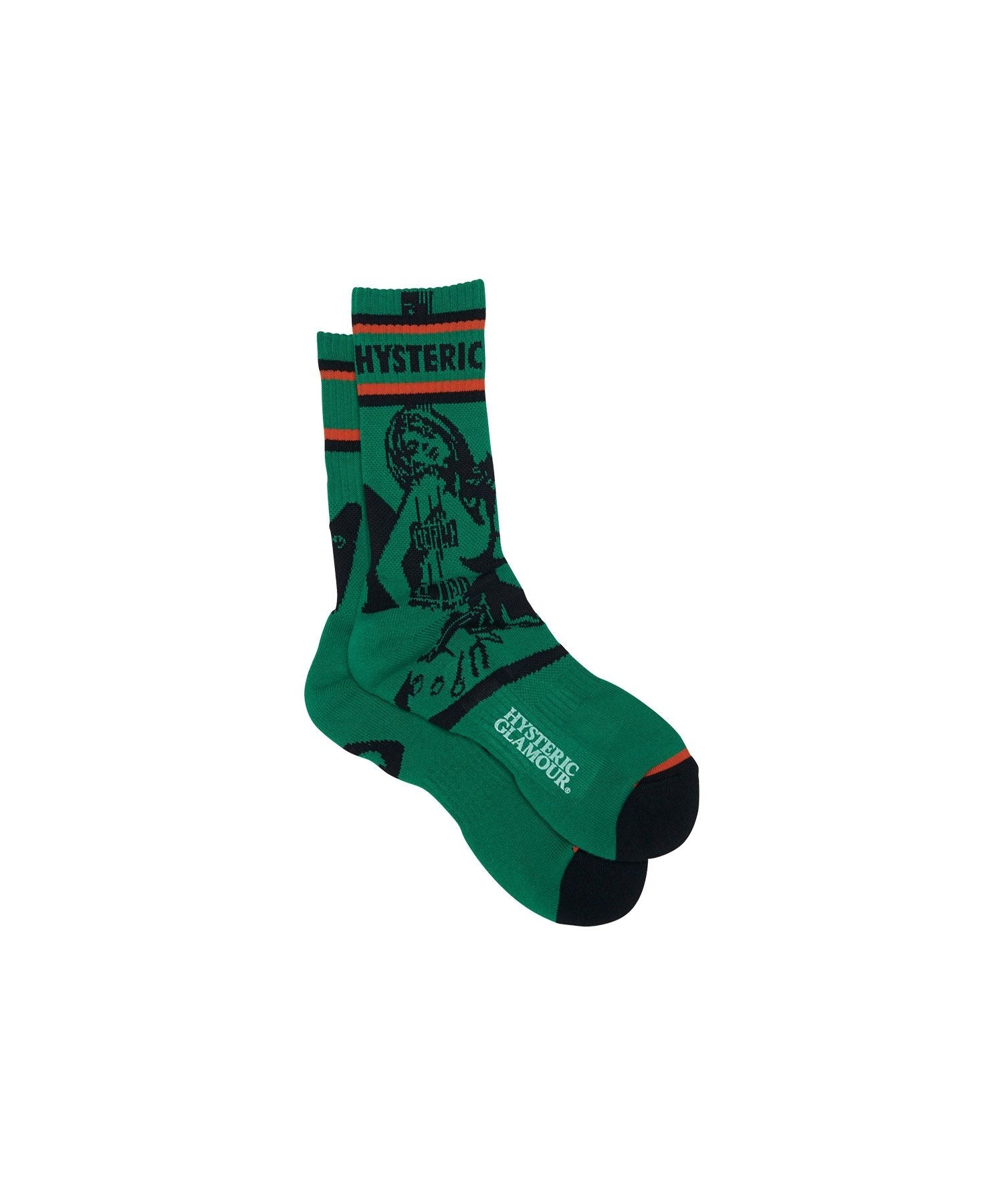 Guitar Girl Skater Socks
