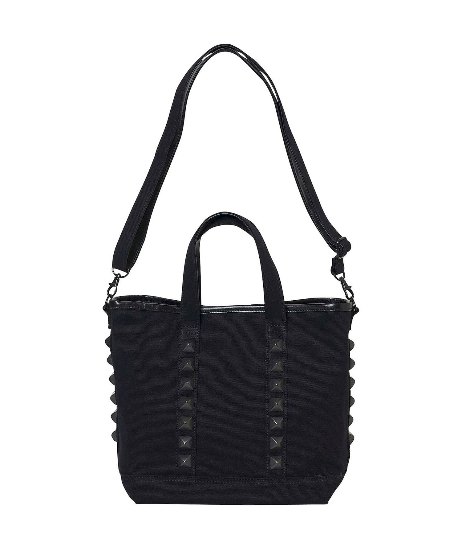 Studs Canvas Crossbody Bag