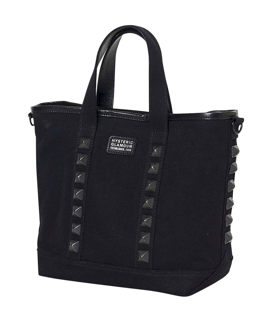 Studs Canvas Crossbody Bag